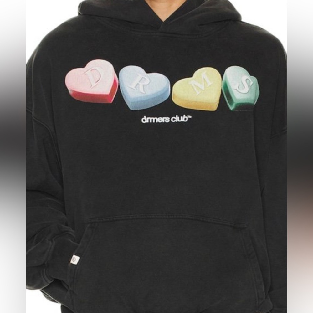 Drmrs club candy heart hoodie